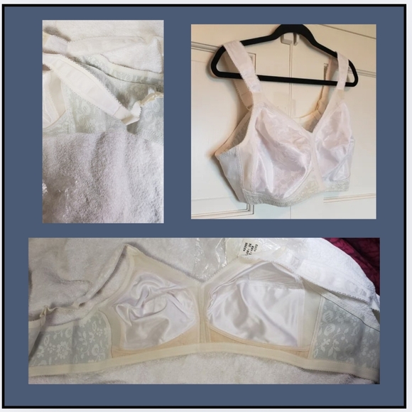 🔥 VTG / NEW / PLAYTEX 18hr BRA / WHITE - Picture 9 of 13